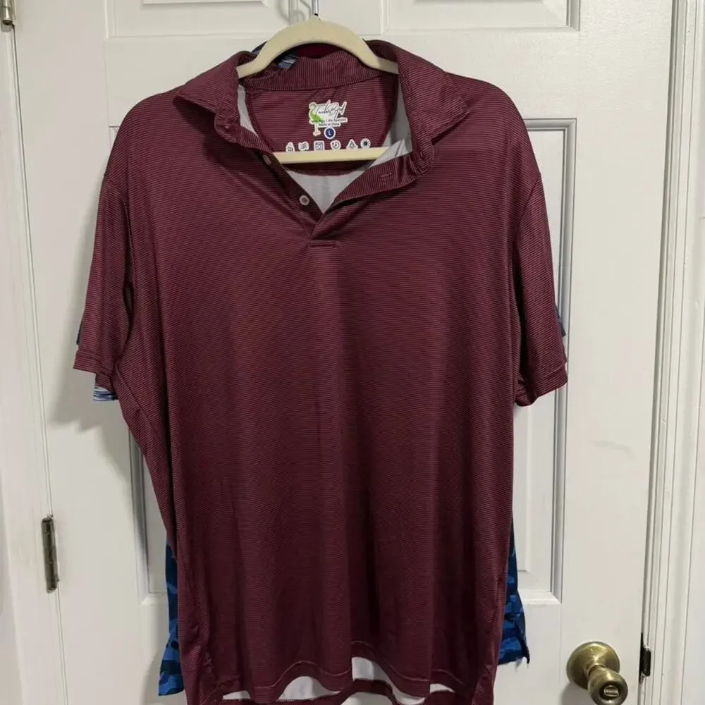 Bundle of 3 TailorByrd Polo Shirts Size Large - Picture 4 of 5